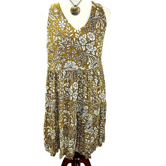 Rachel Ashwell Floral Leaves Dress - Picture 1 of 4